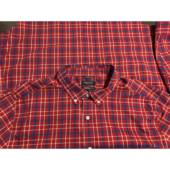 Nautica Classic Fit Men's Long Sleeve Button Down Dress Shirt Size XXL - Picture 5 of 9